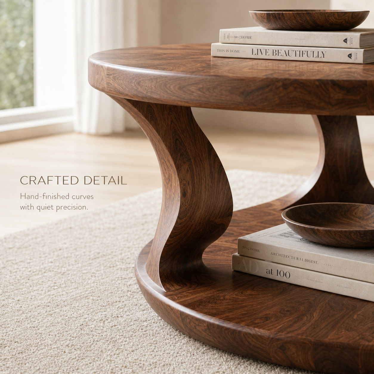 Talia Soft Edge Round Coffee Table - Design 214 - product image 06