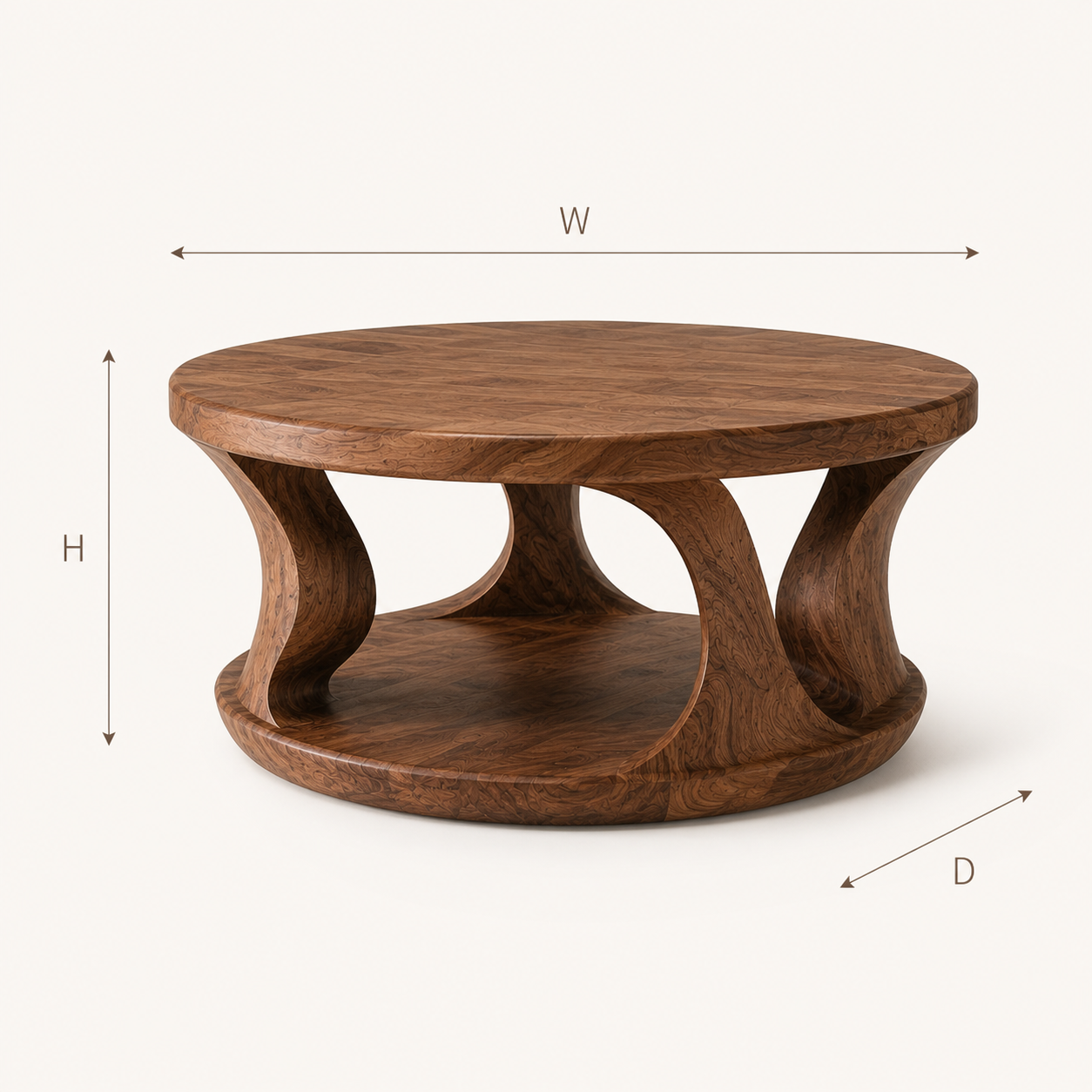 Talia Soft Edge Round Coffee Table - Design 214 - product image 08
