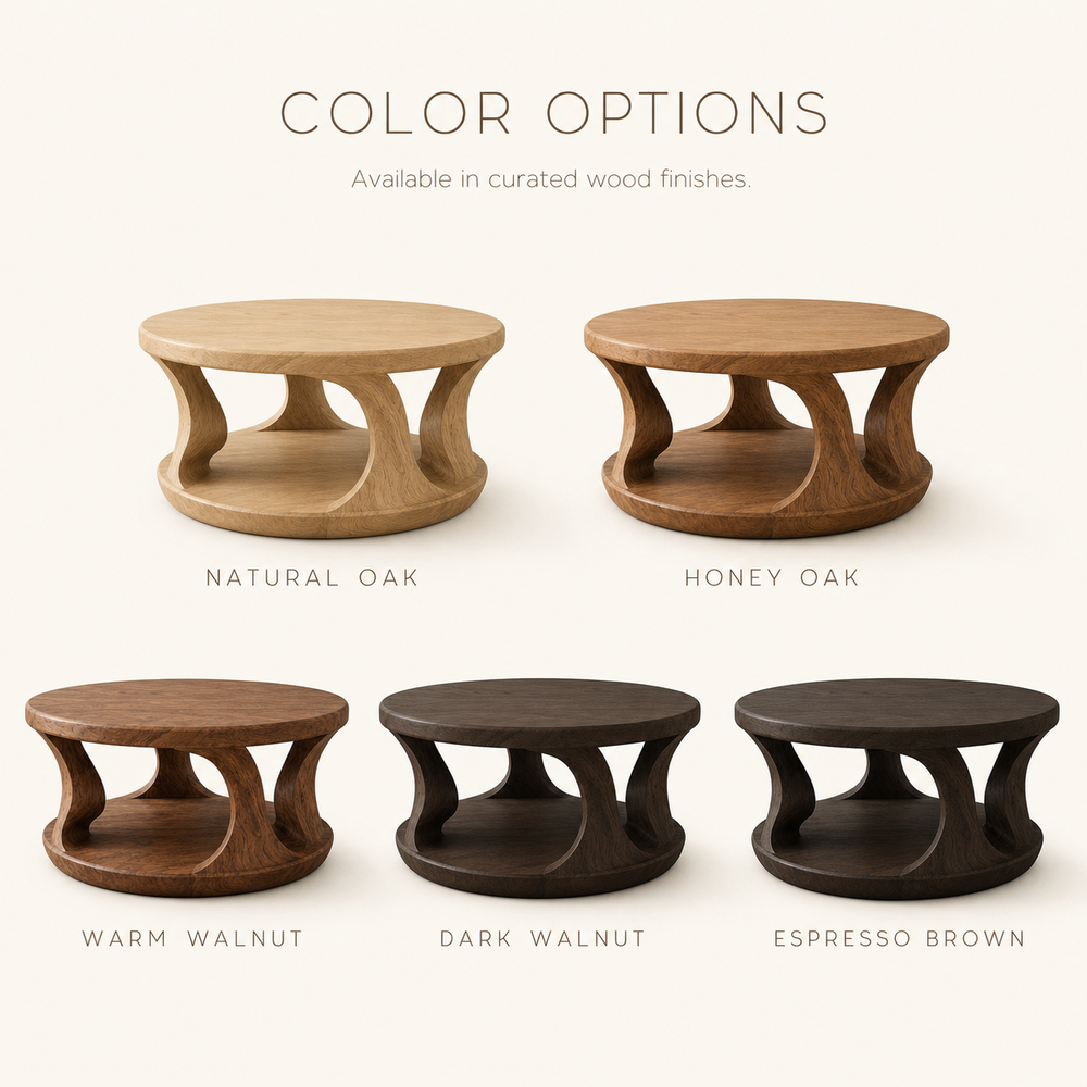 Talia Soft Edge Round Coffee Table - Design 214 - product image 11