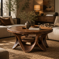 Vale Sculptural Round Coffee Table - Design 215 - main view