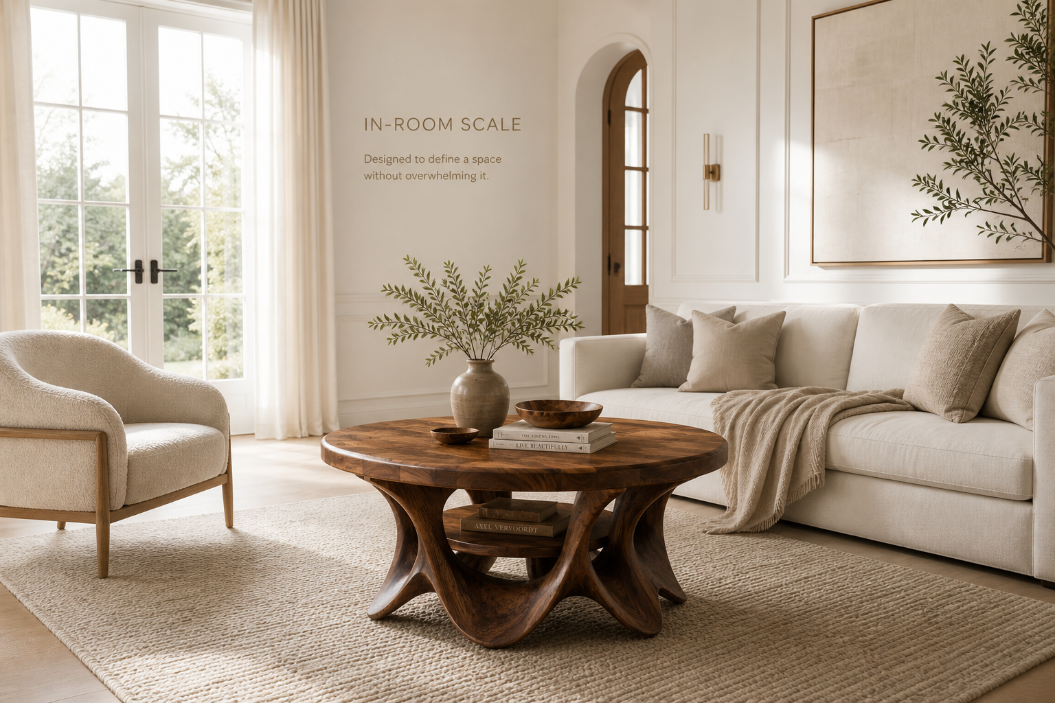 Vale Sculptural Round Coffee Table - Design 215 - product image 04