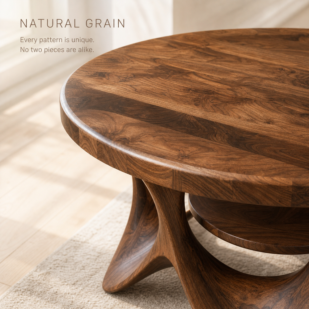Vale Sculptural Round Coffee Table - Design 215 - product image 05