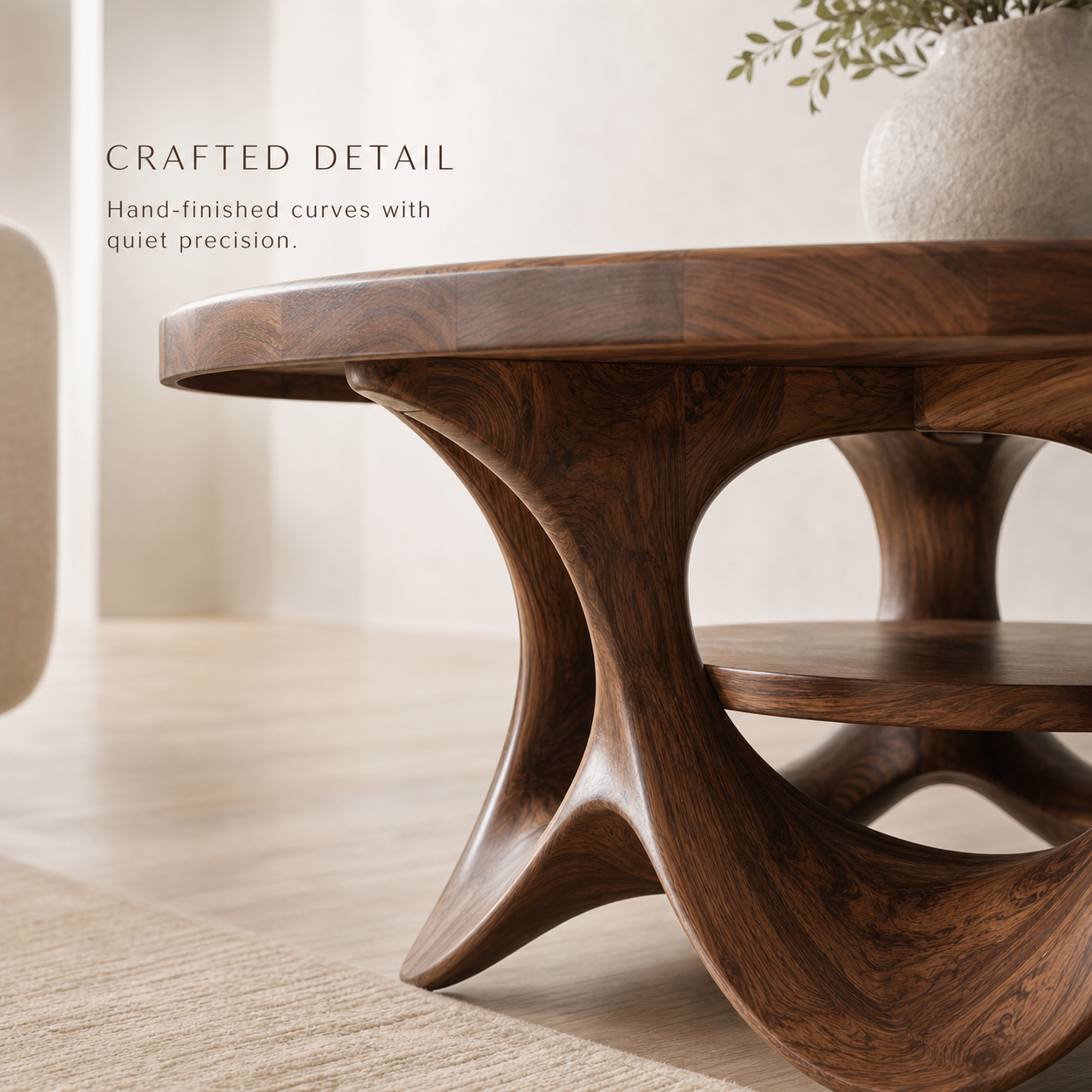 Vale Sculptural Round Coffee Table - Design 215 - product image 06