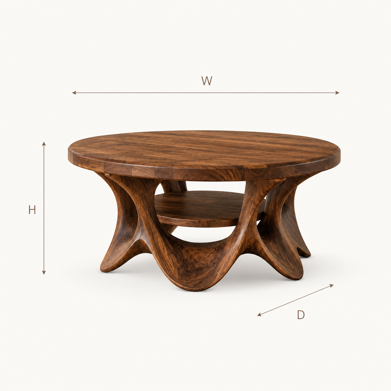 Vale Sculptural Round Coffee Table - Design 215 - product image 08