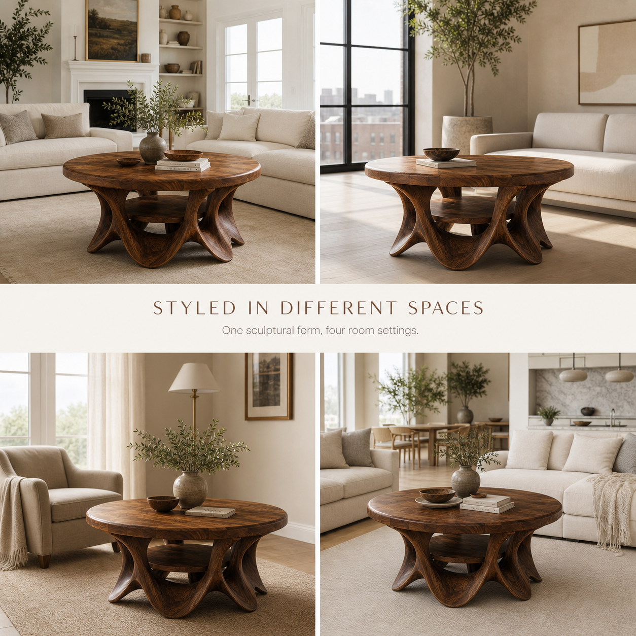 Vale Sculptural Round Coffee Table - Design 215 - product image 10