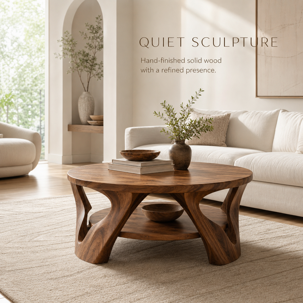 Isla Cloud Edge Round Coffee Table - Design 216 - product image 02