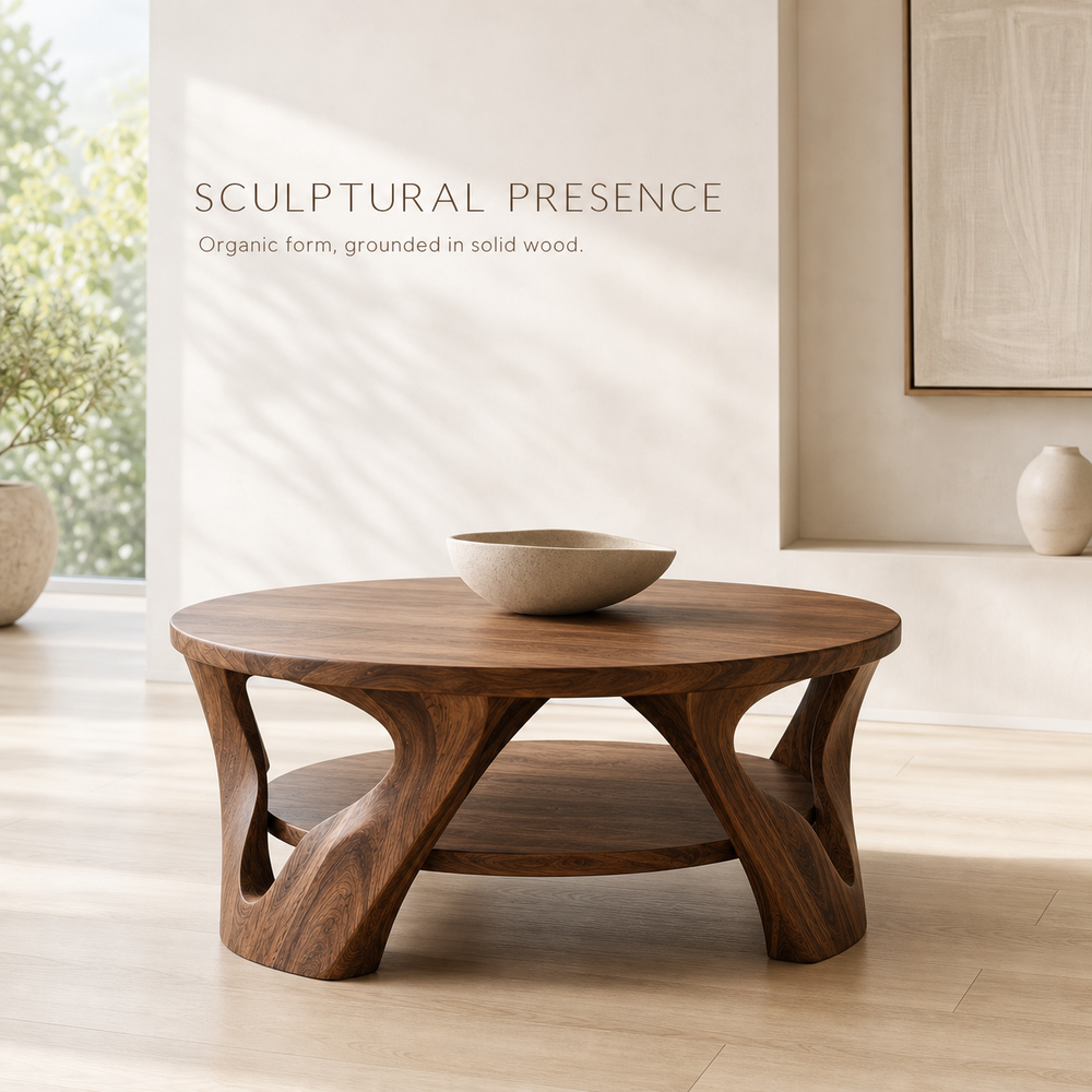 Isla Cloud Edge Round Coffee Table - Design 216 - product image 03