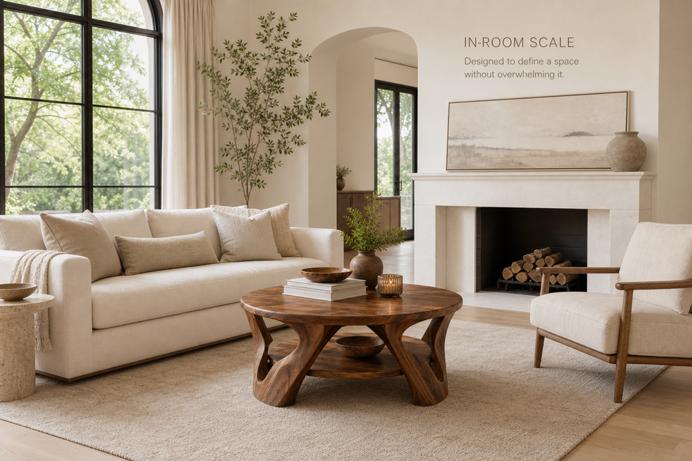 Isla Cloud Edge Round Coffee Table - Design 216 - product image 04
