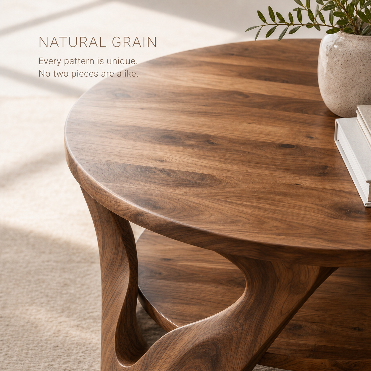 Isla Cloud Edge Round Coffee Table - Design 216 - product image 05