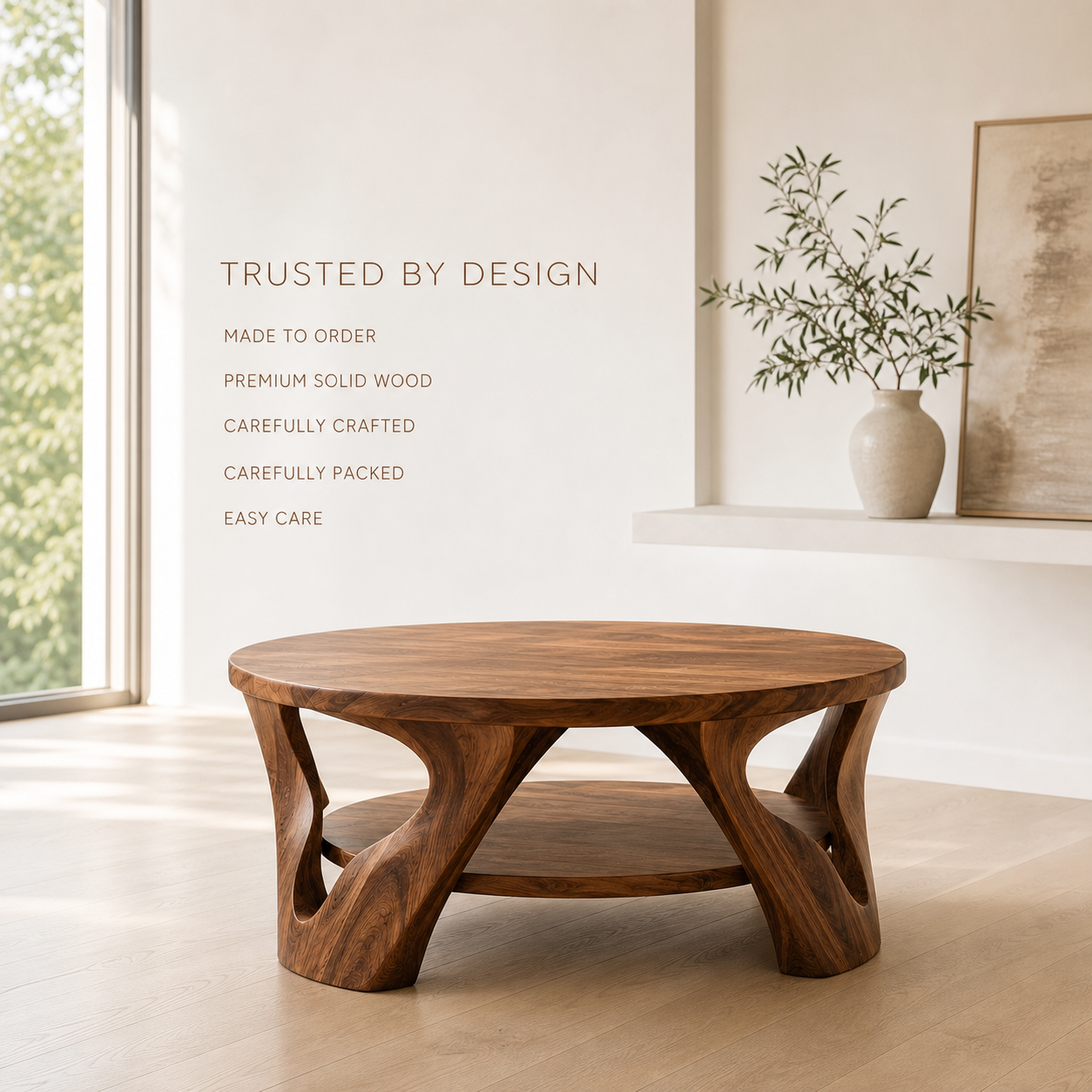 Isla Cloud Edge Round Coffee Table - Design 216 - product image 09