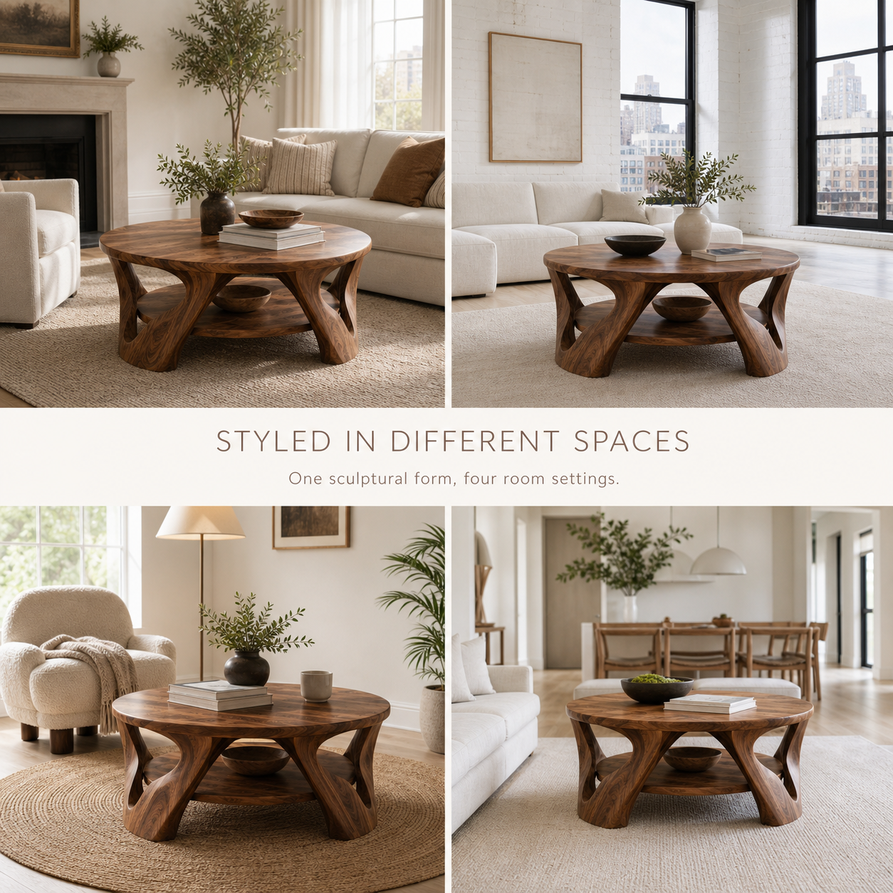 Isla Cloud Edge Round Coffee Table - Design 216 - product image 10