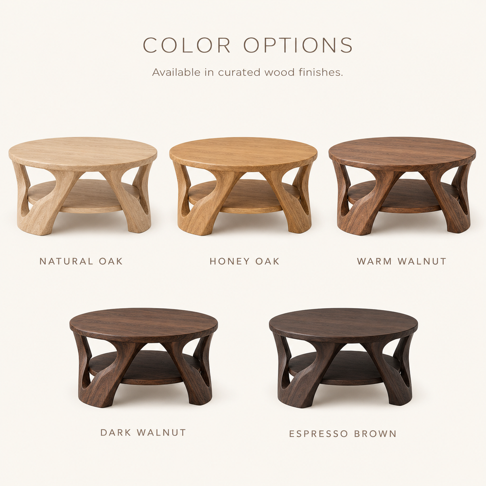 Isla Cloud Edge Round Coffee Table - Design 216 - product image 11