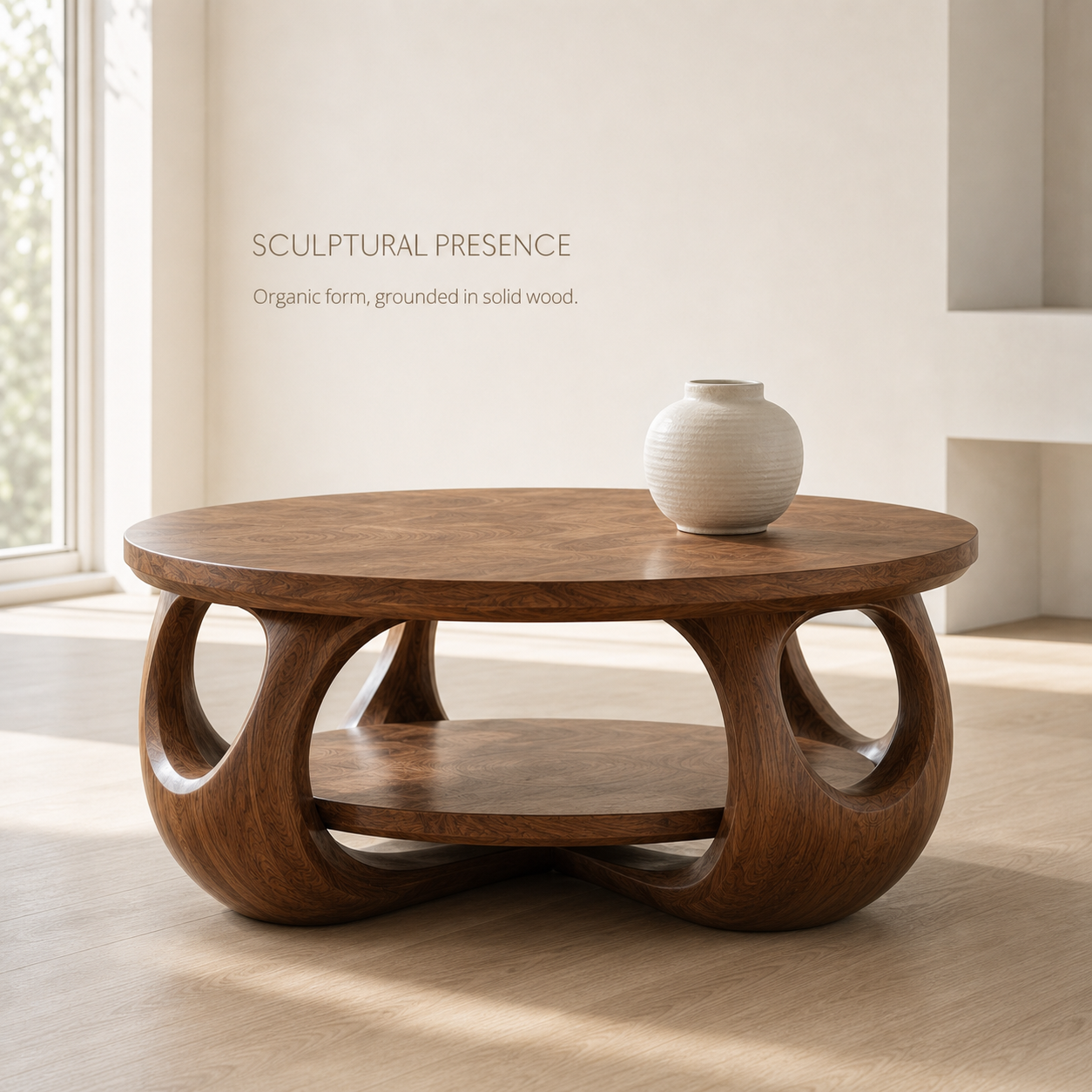Alden Curved Round Coffee Table - Design 218 - product image 03