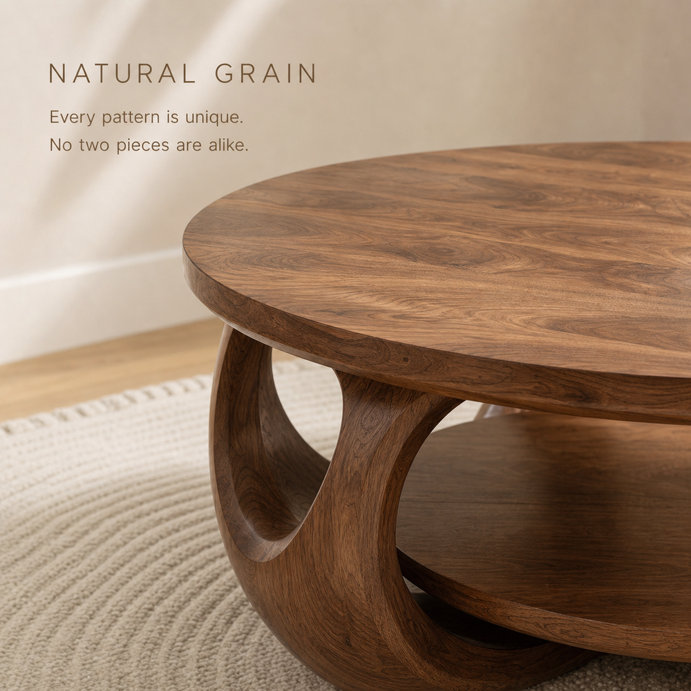 Alden Curved Round Coffee Table - Design 218 - product image 05