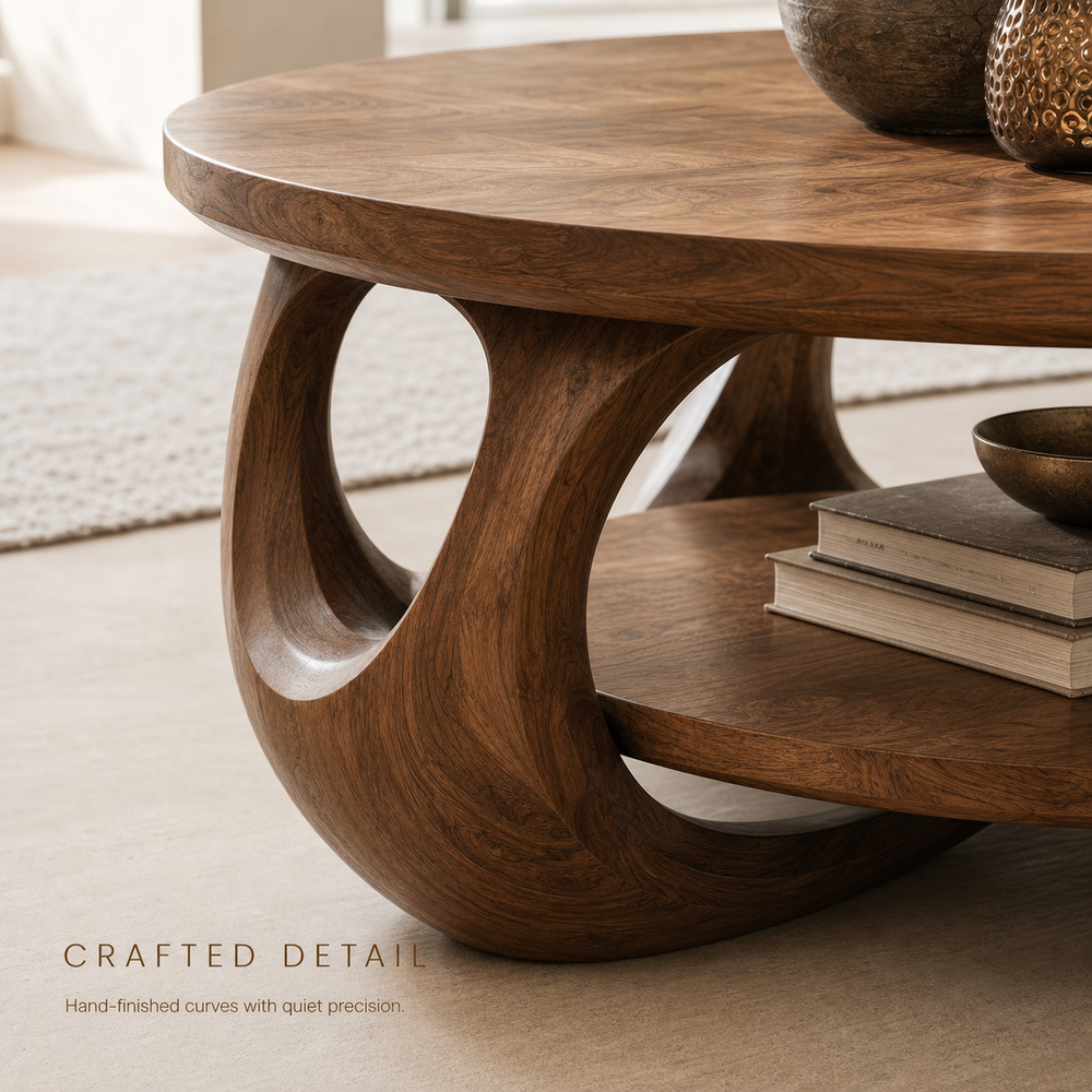 Alden Curved Round Coffee Table - Design 218 - product image 06
