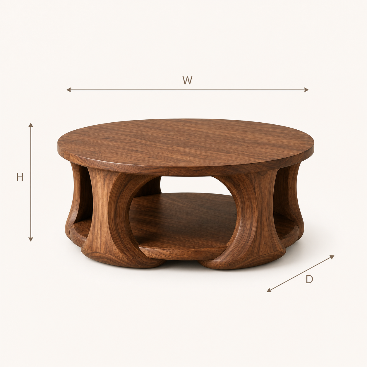 Eira Statement Round Coffee Table - Design 219 - product image 08