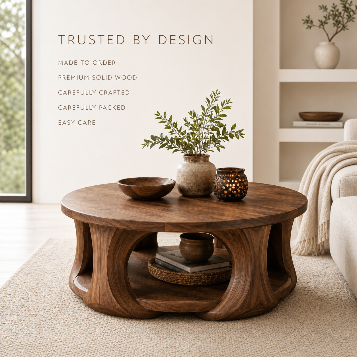 Eira Statement Round Coffee Table - Design 219 - product image 09
