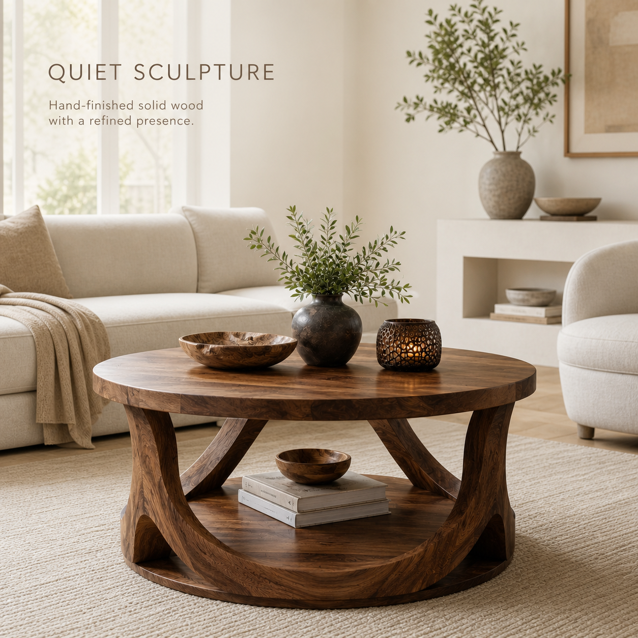 Amara Soft Edge Round Coffee Table - Design 221 - product image 02