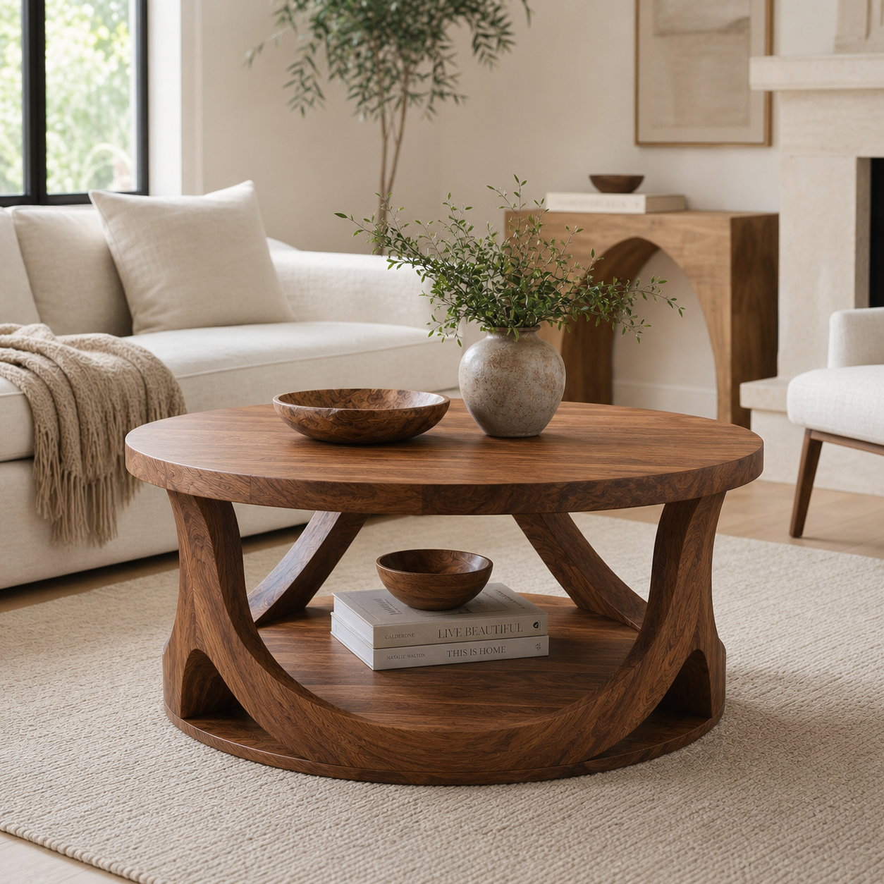 Amara Soft Edge Round Coffee Table - Design 221 - product image 07