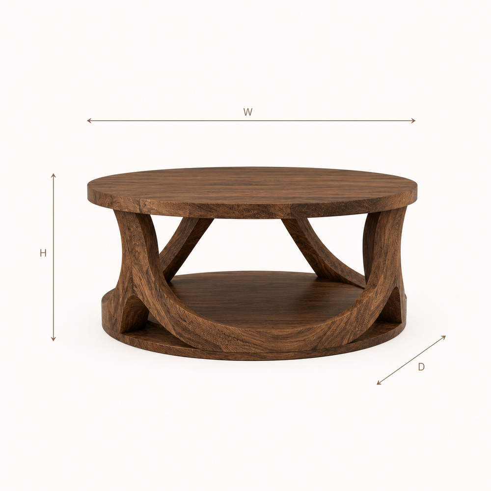 Amara Soft Edge Round Coffee Table - Design 221 - product image 08