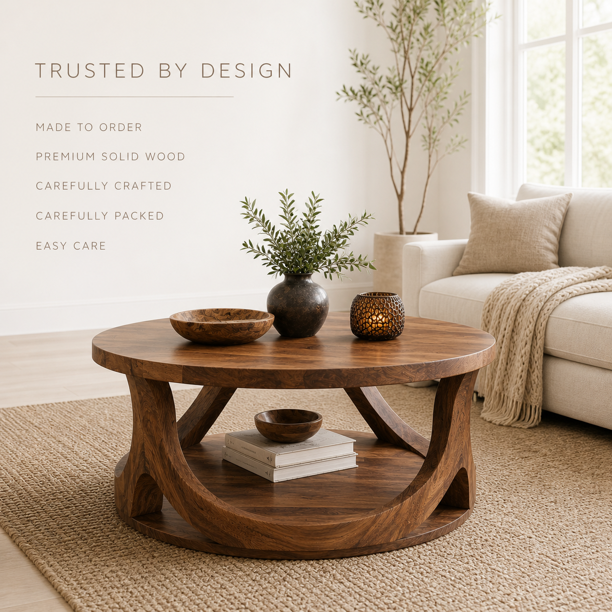 Amara Soft Edge Round Coffee Table - Design 221 - product image 09