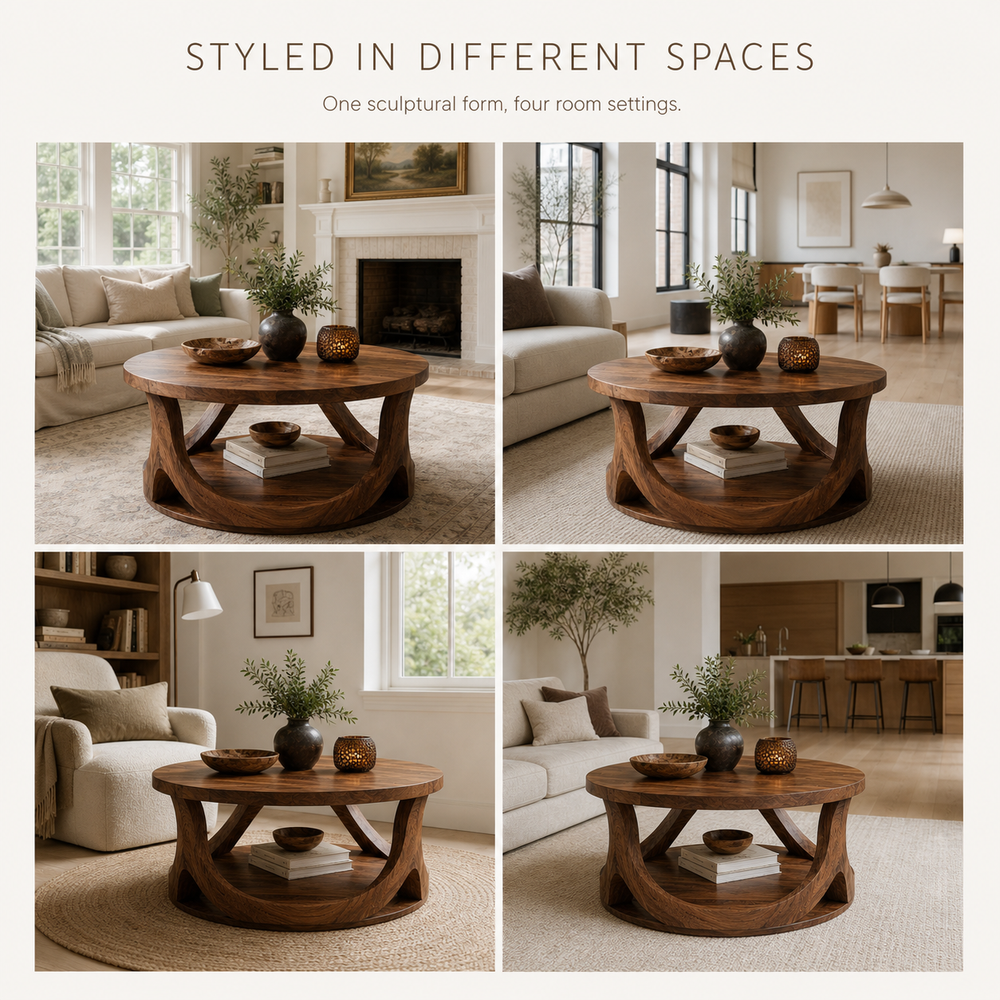 Amara Soft Edge Round Coffee Table - Design 221 - product image 10