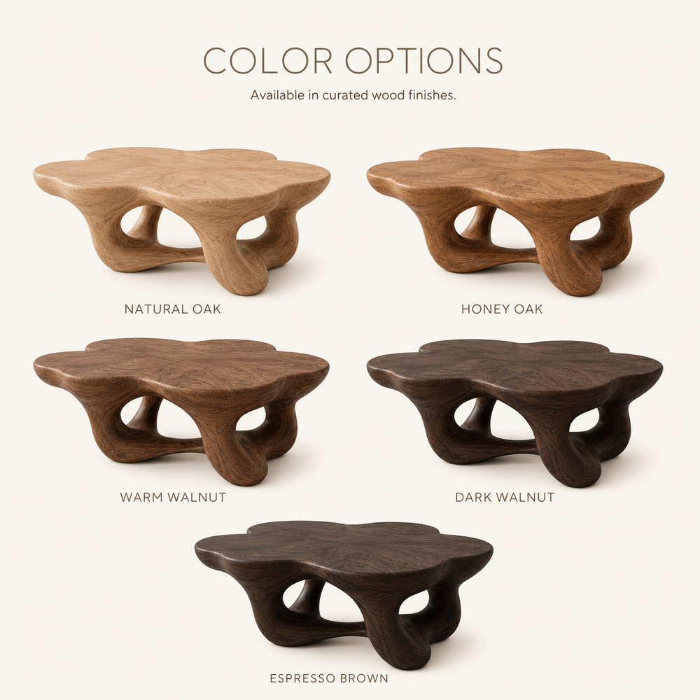 Marin Rounded Wood Coffee Table - Design 222 - product image 11