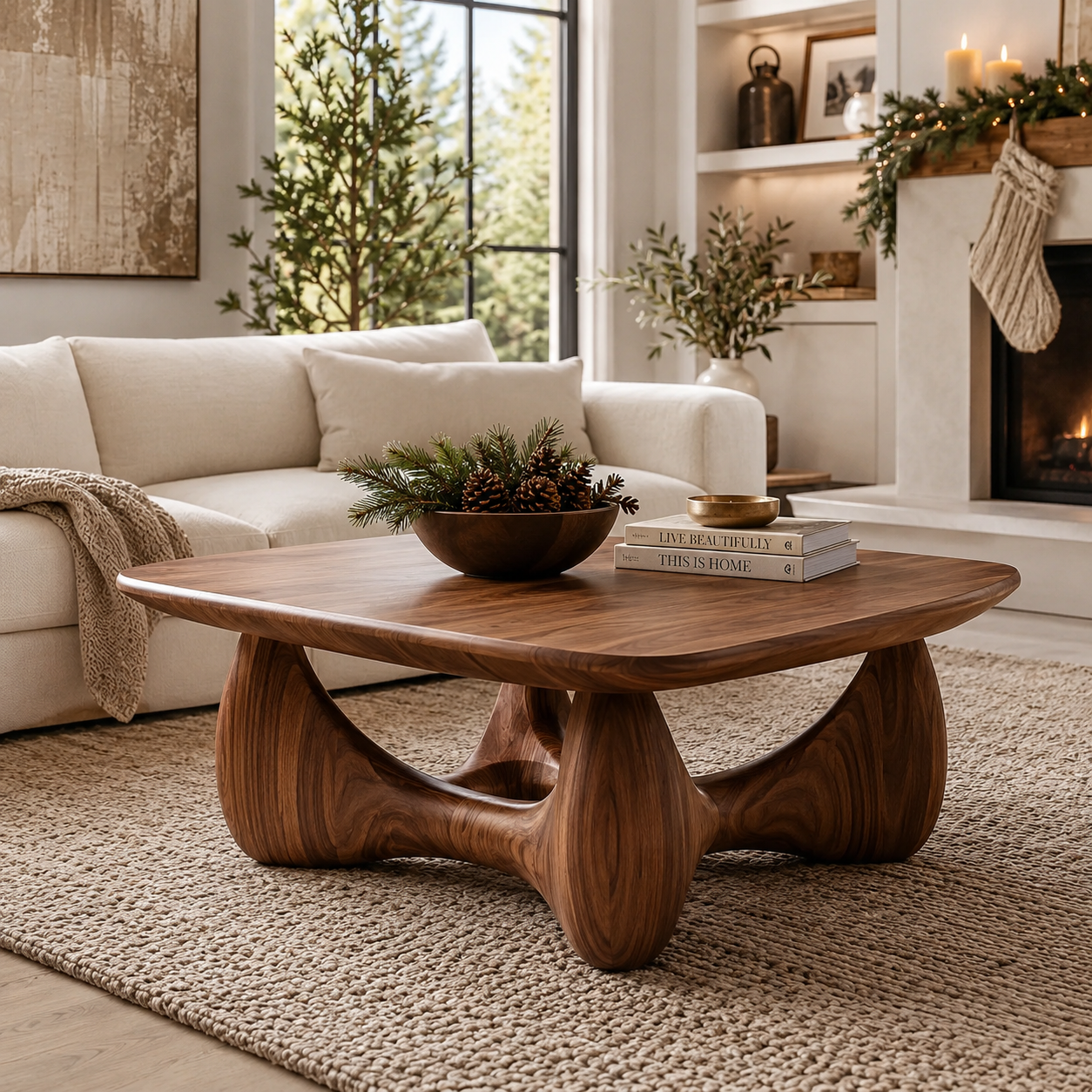 Calder Organic Round Coffee Table - Design 223 - main view
