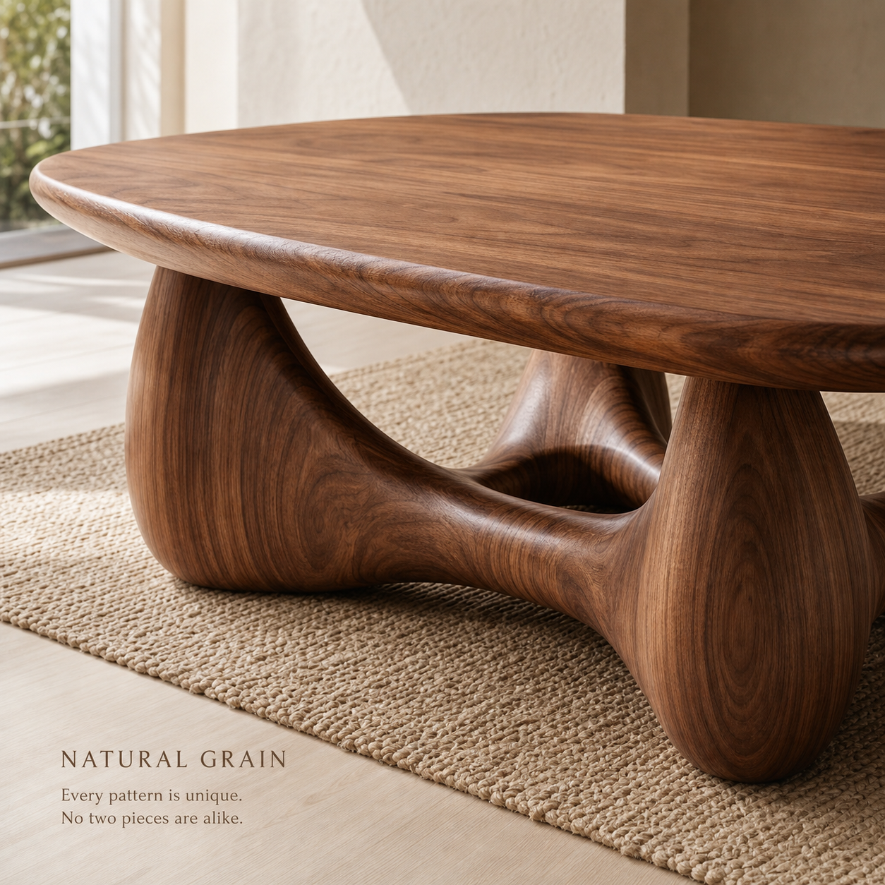 Calder Organic Round Coffee Table - Design 223 - product image 05