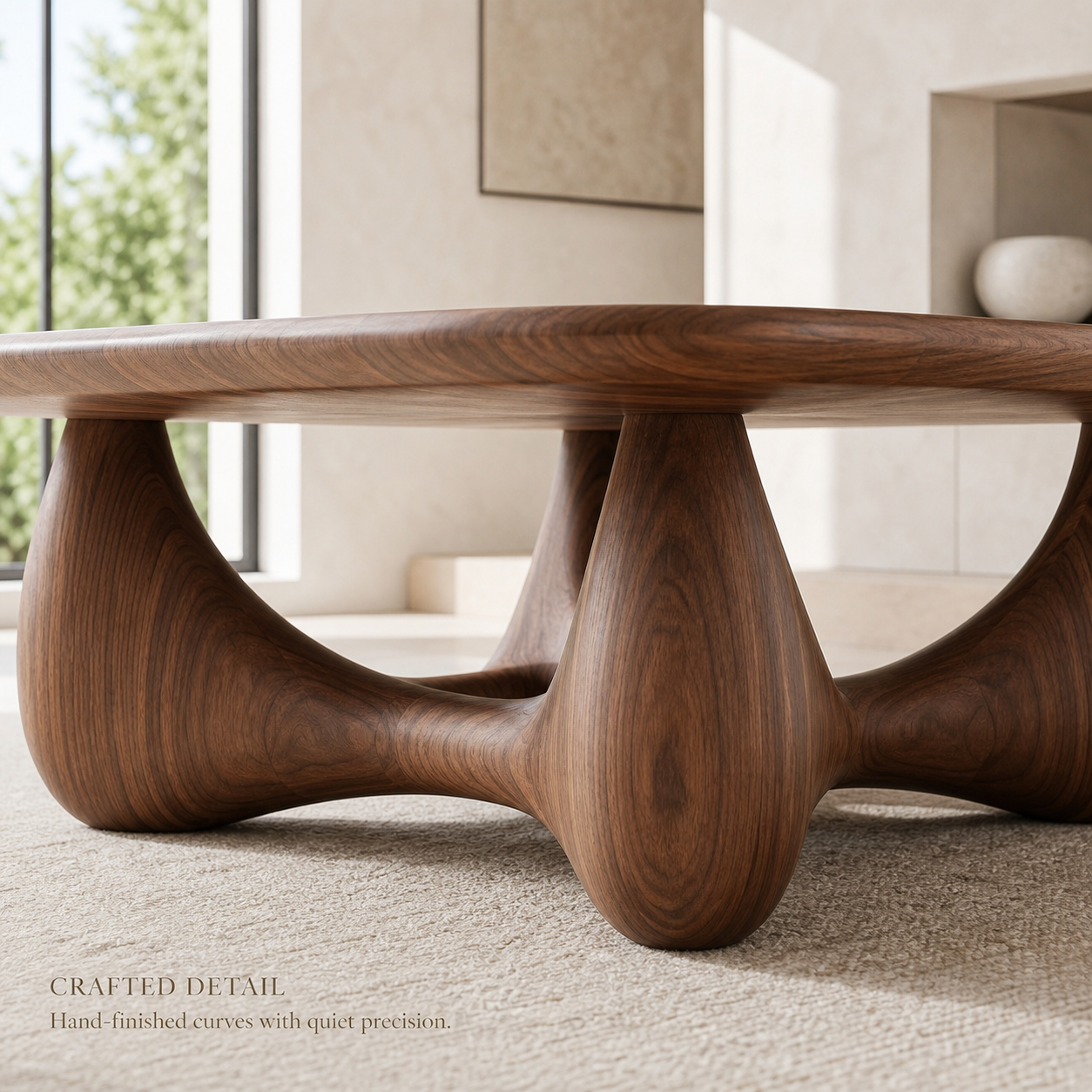 Calder Organic Round Coffee Table - Design 223 - product image 06
