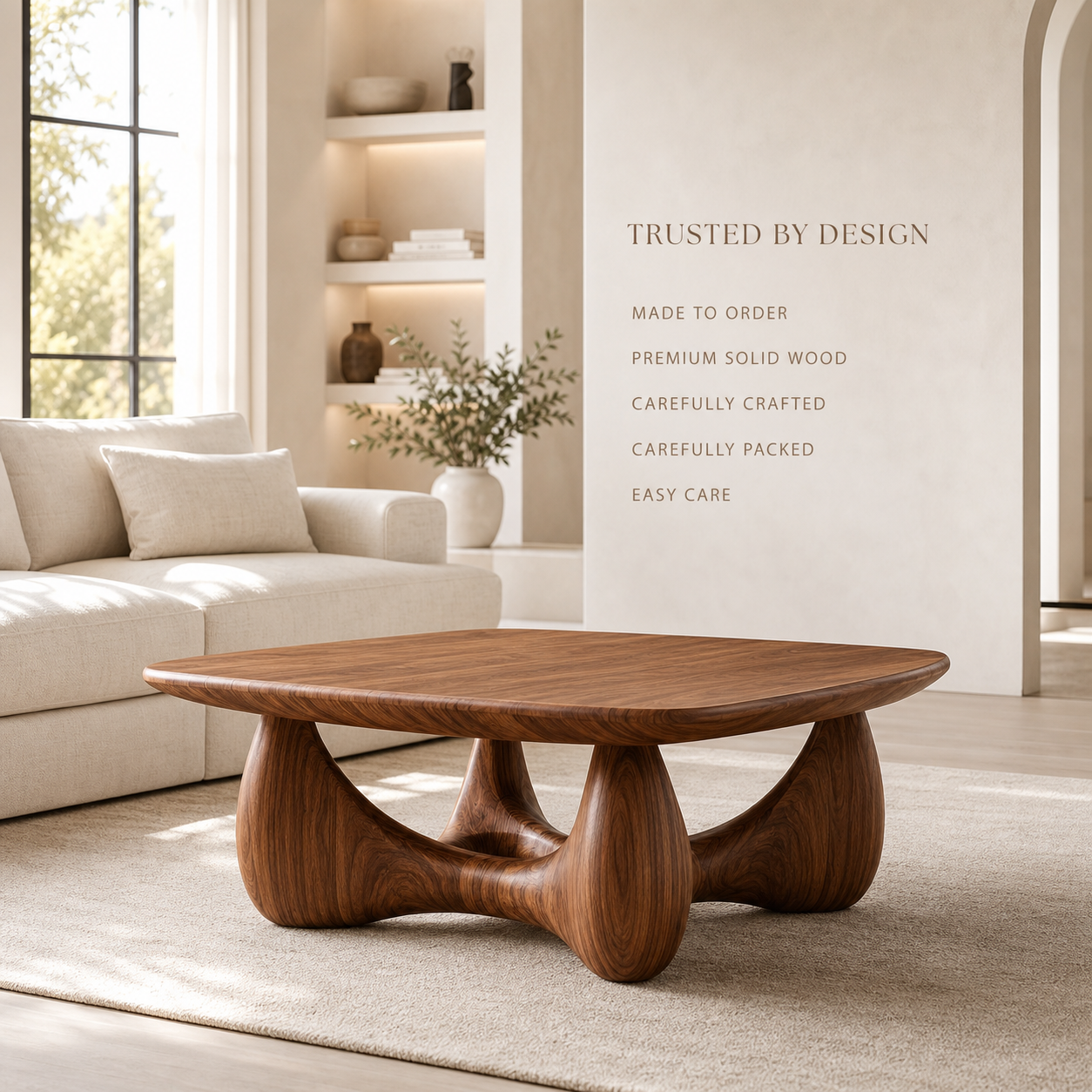 Calder Organic Round Coffee Table - Design 223 - product image 09
