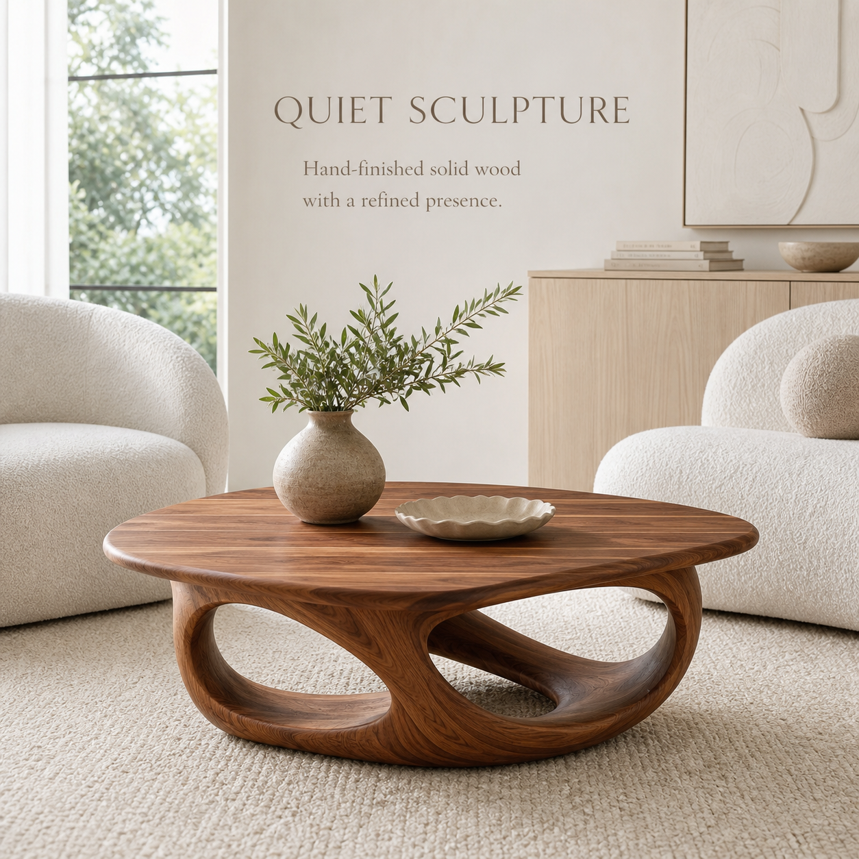 Soren Hollow Form Round Coffee Table - Design 224 - product image 02