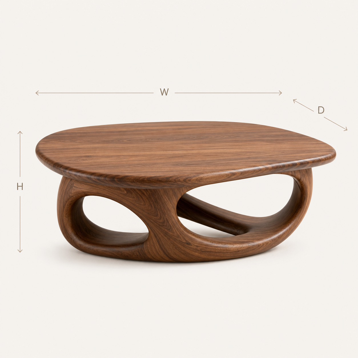 Soren Hollow Form Round Coffee Table - Design 224 - product image 08