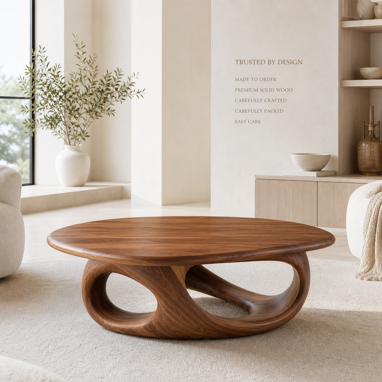 Soren Hollow Form Round Coffee Table - Design 224 - product image 09