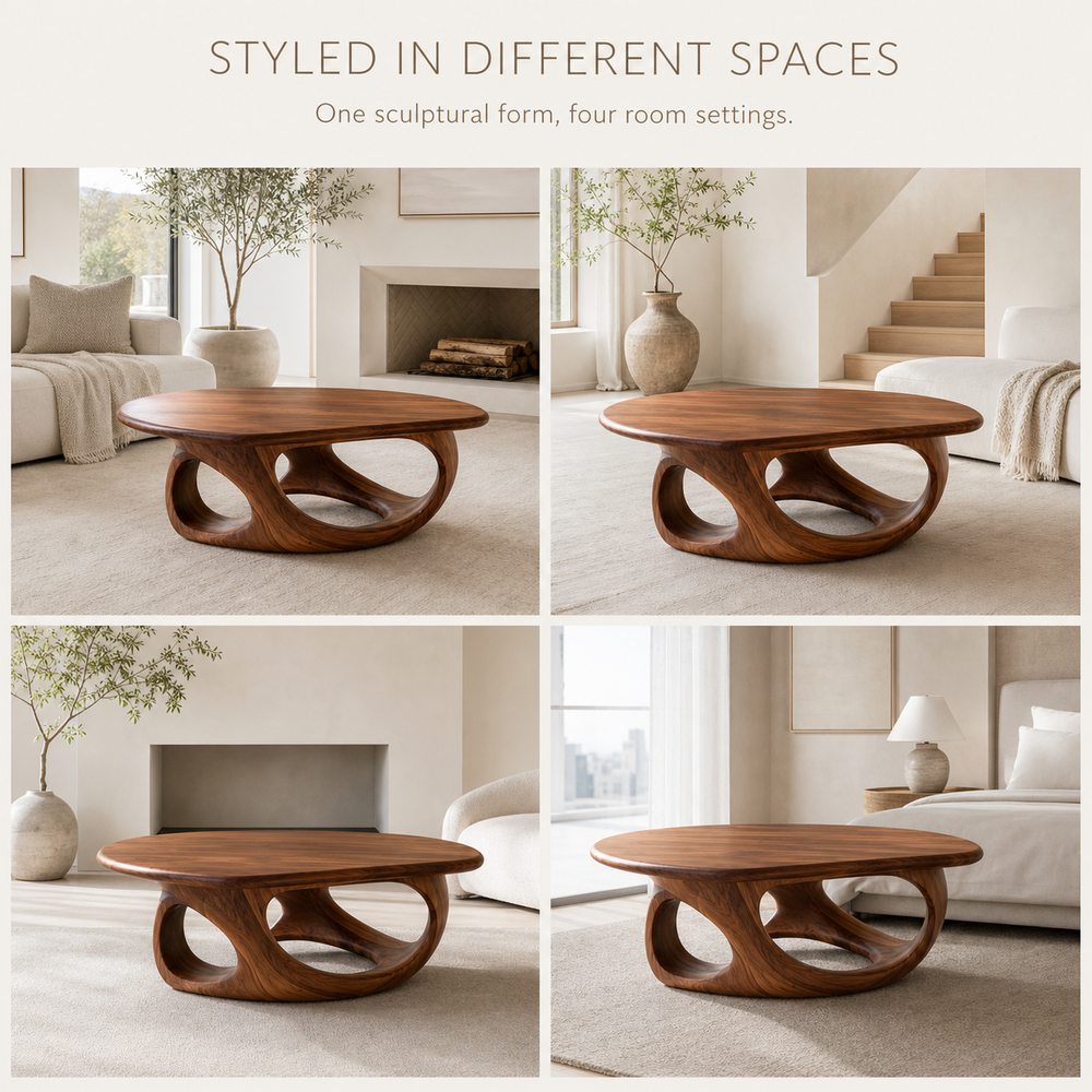 Soren Hollow Form Round Coffee Table - Design 224 - product image 10