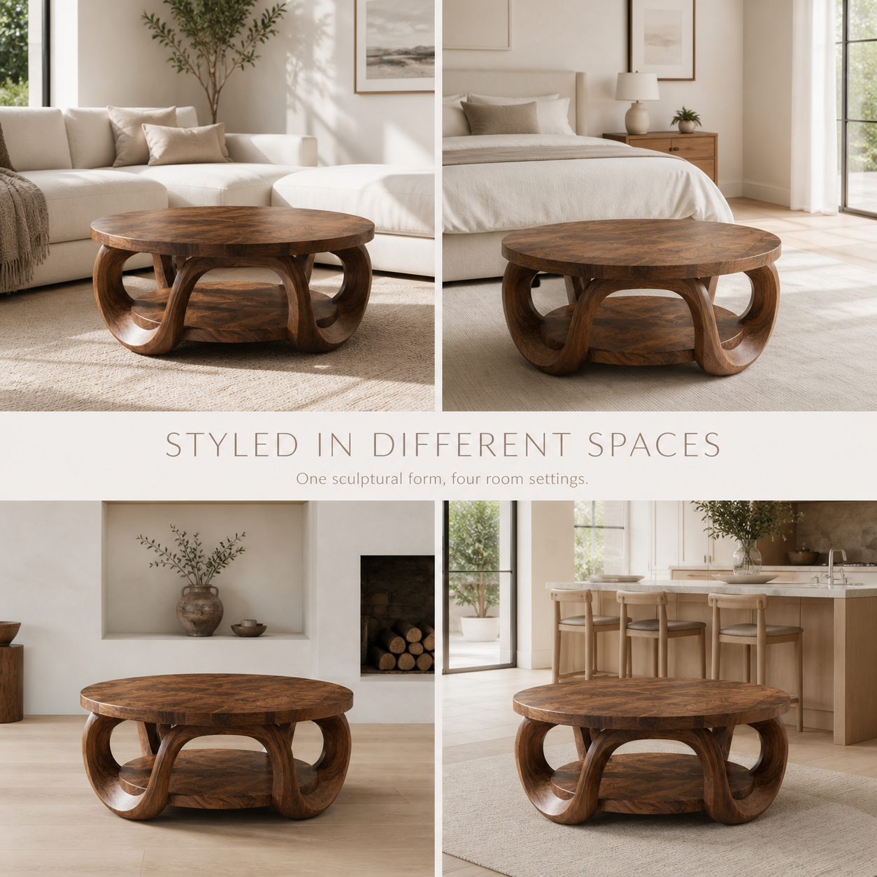 Veyra Sculptural Round Coffee Table - Design 226 - product image 10