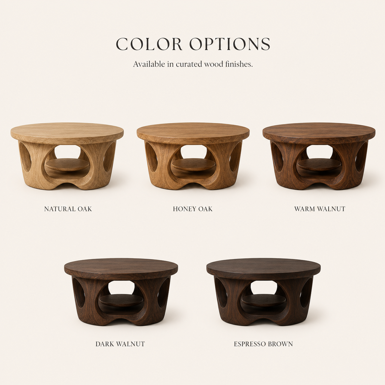Nolan Organic Round Coffee Table - Design 227 - product image 11