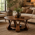 Rowan Sculptural Round Coffee Table - Design 229 - main view