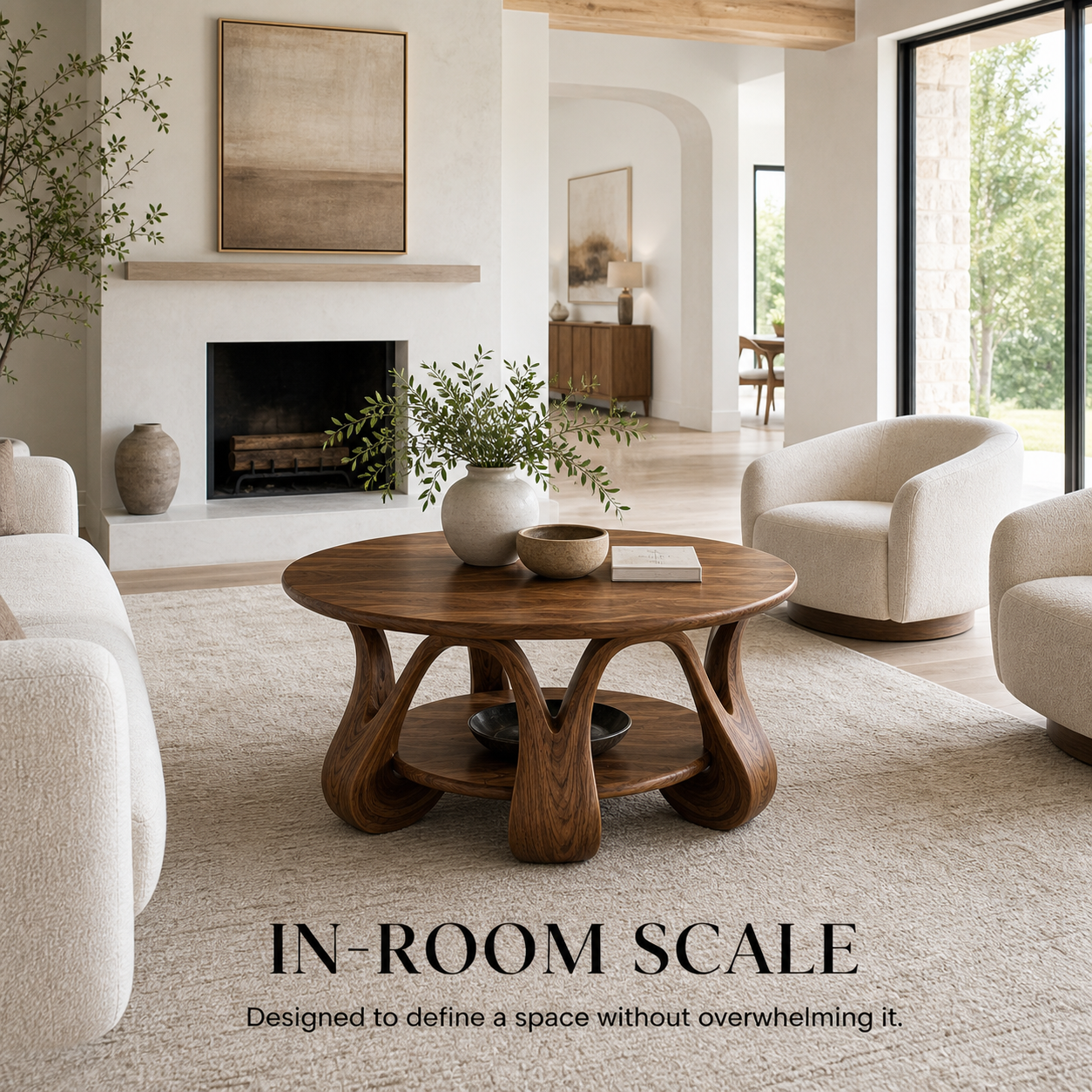 Rowan Sculptural Round Coffee Table - Design 229 - product image 04