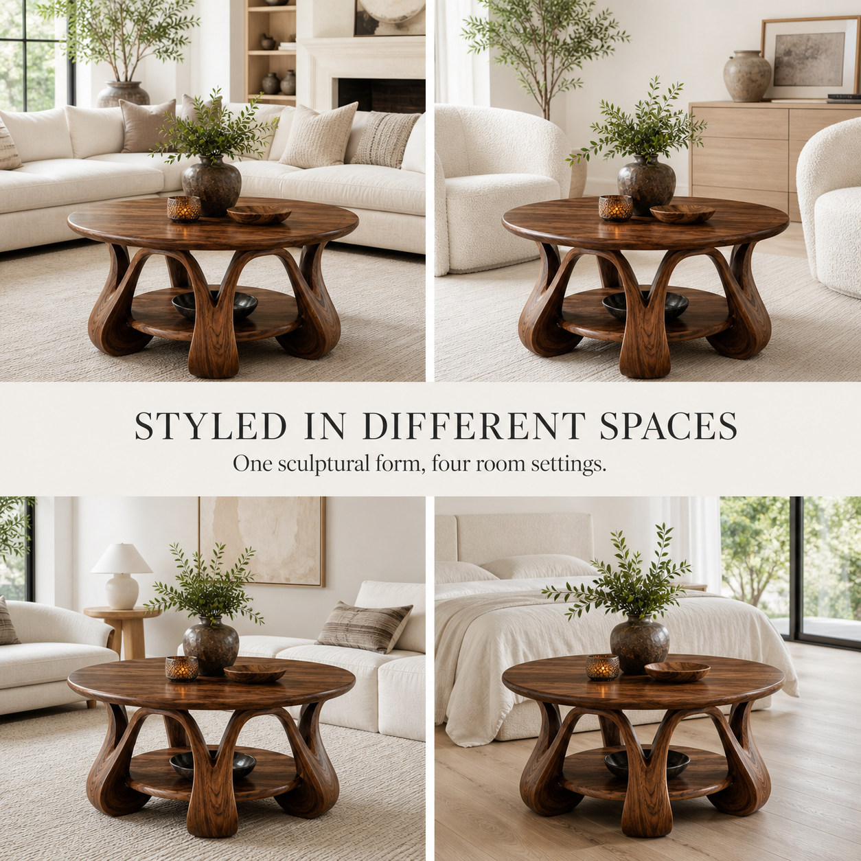 Rowan Sculptural Round Coffee Table - Design 229 - product image 10