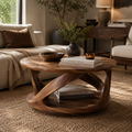 Orin Statement Round Coffee Table - Design 231 - main view