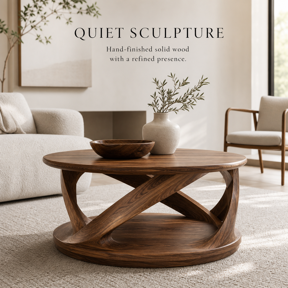 Orin Statement Round Coffee Table - Design 231 - product image 02