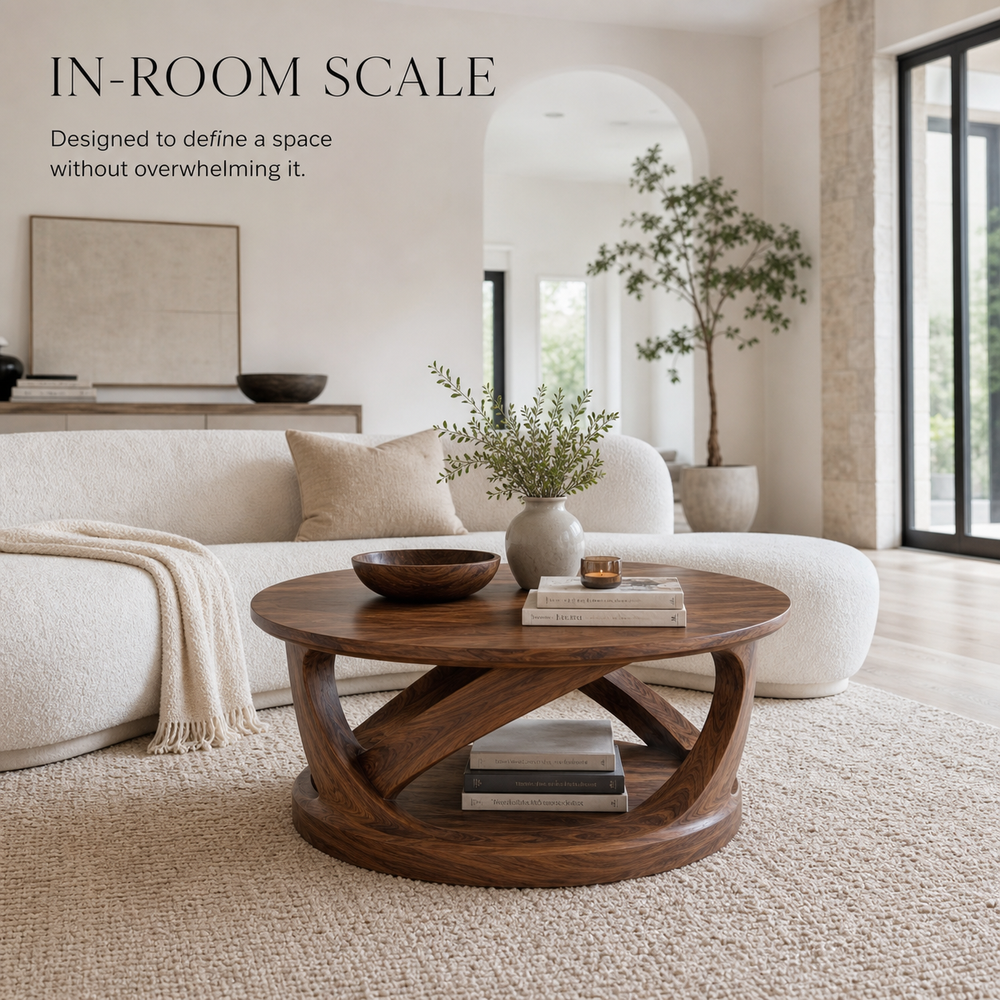 Orin Statement Round Coffee Table - Design 231 - product image 04