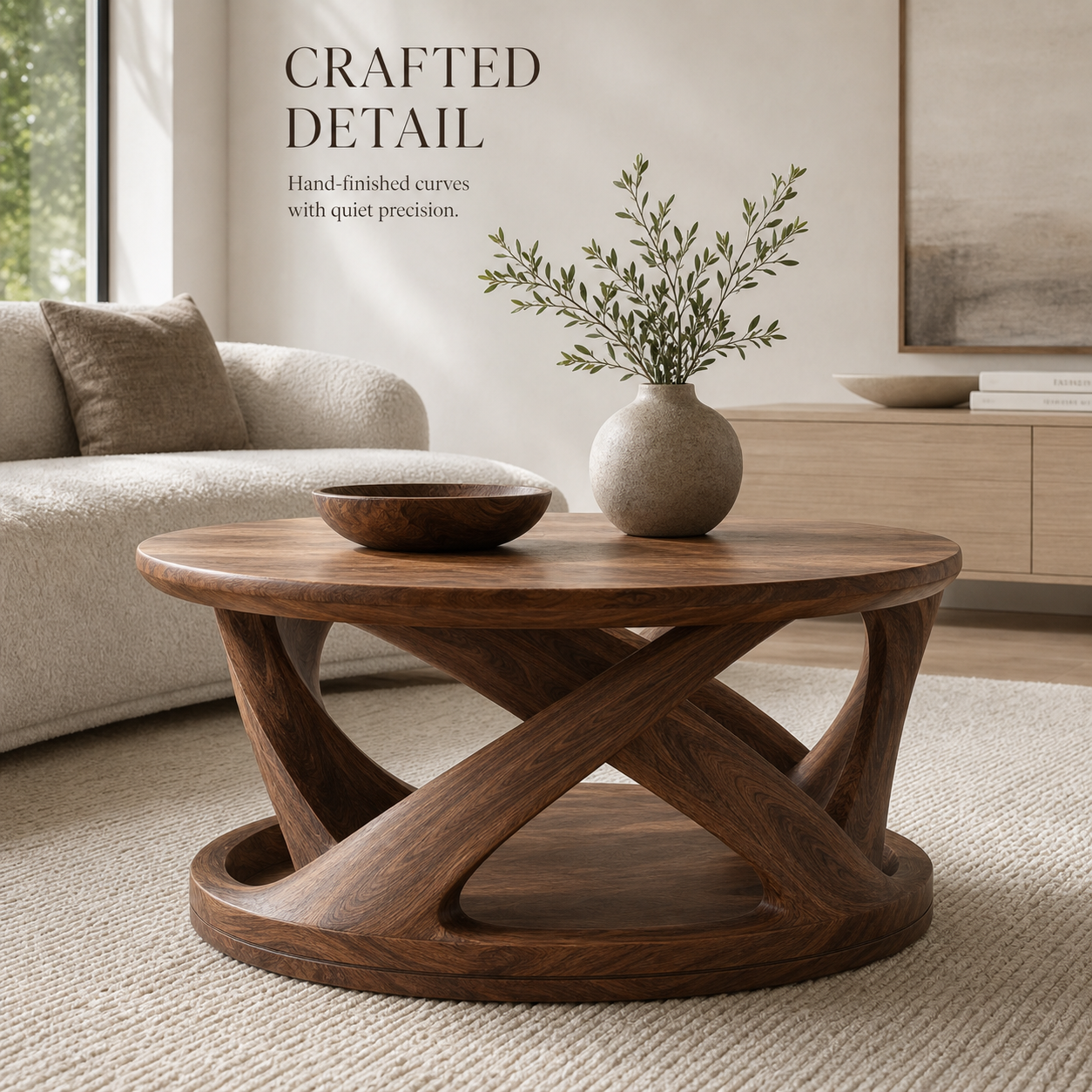 Orin Statement Round Coffee Table - Design 231 - product image 06