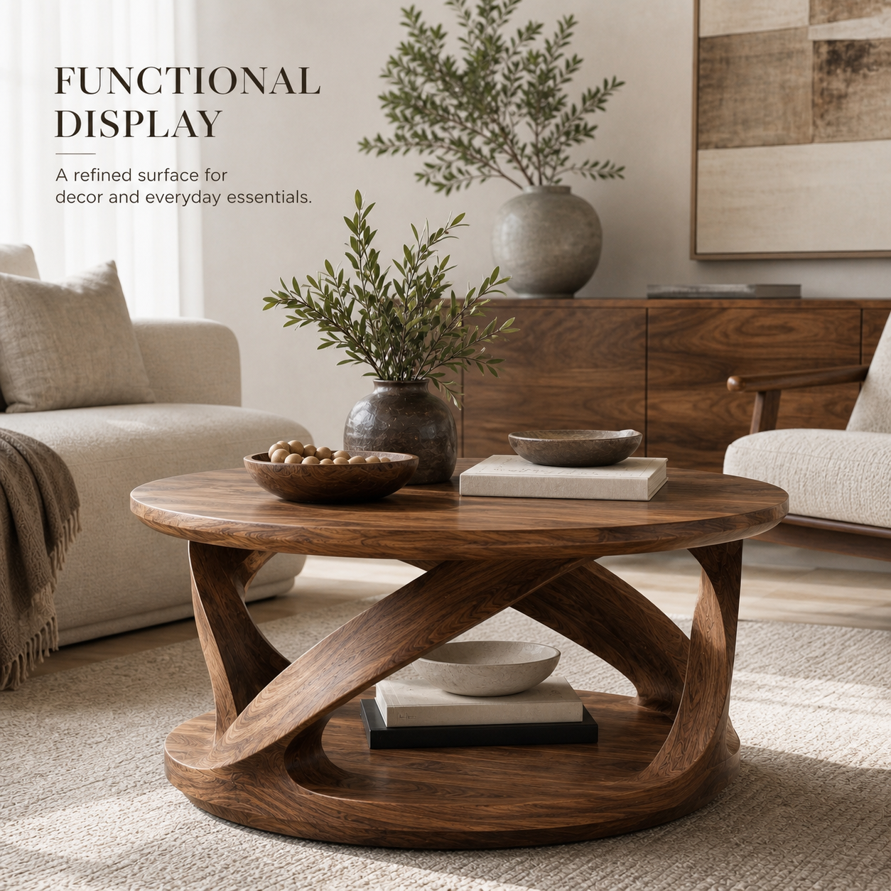 Orin Statement Round Coffee Table - Design 231 - product image 07
