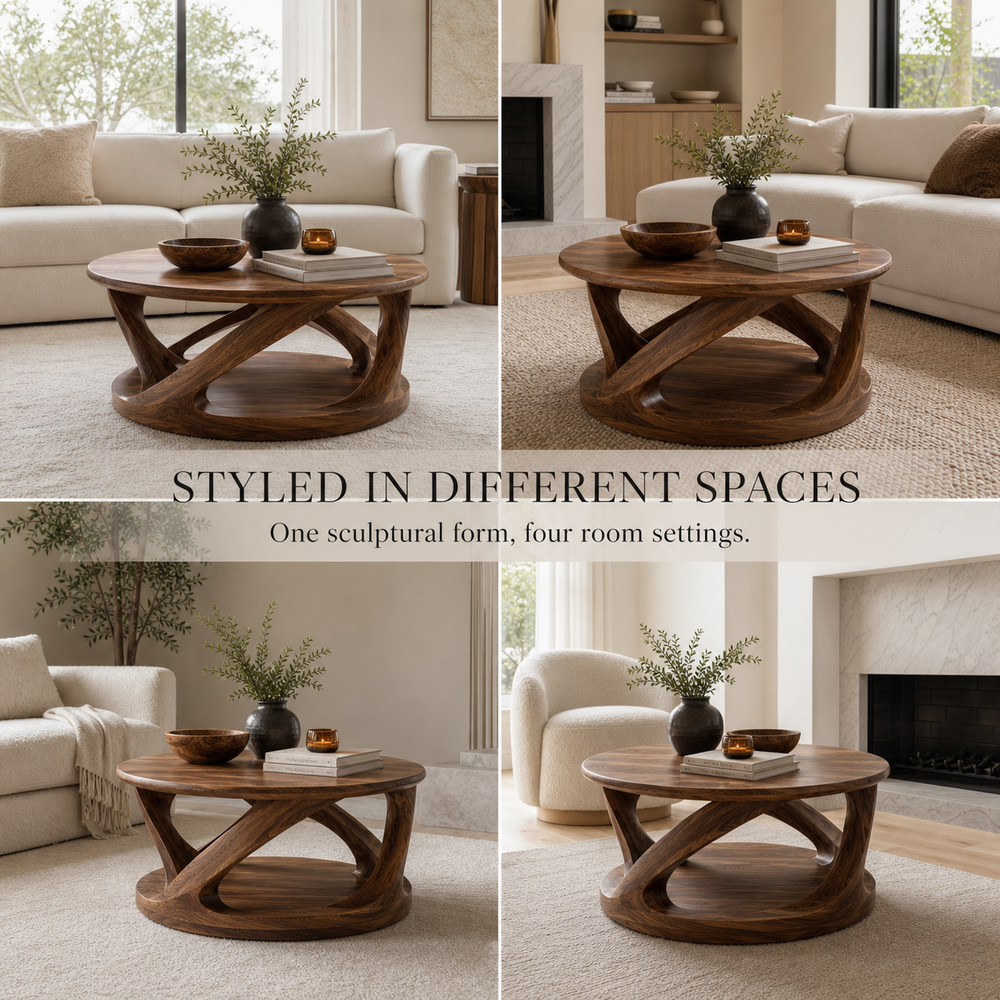 Orin Statement Round Coffee Table - Design 231 - product image 10