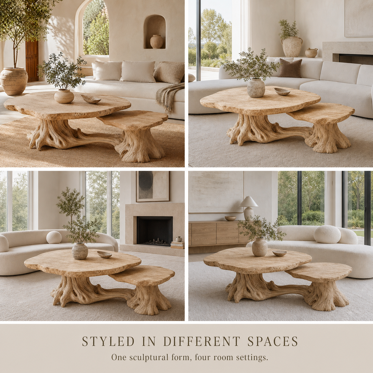 Marin Rounded Wood Coffee Table - Design 232 - product image 10