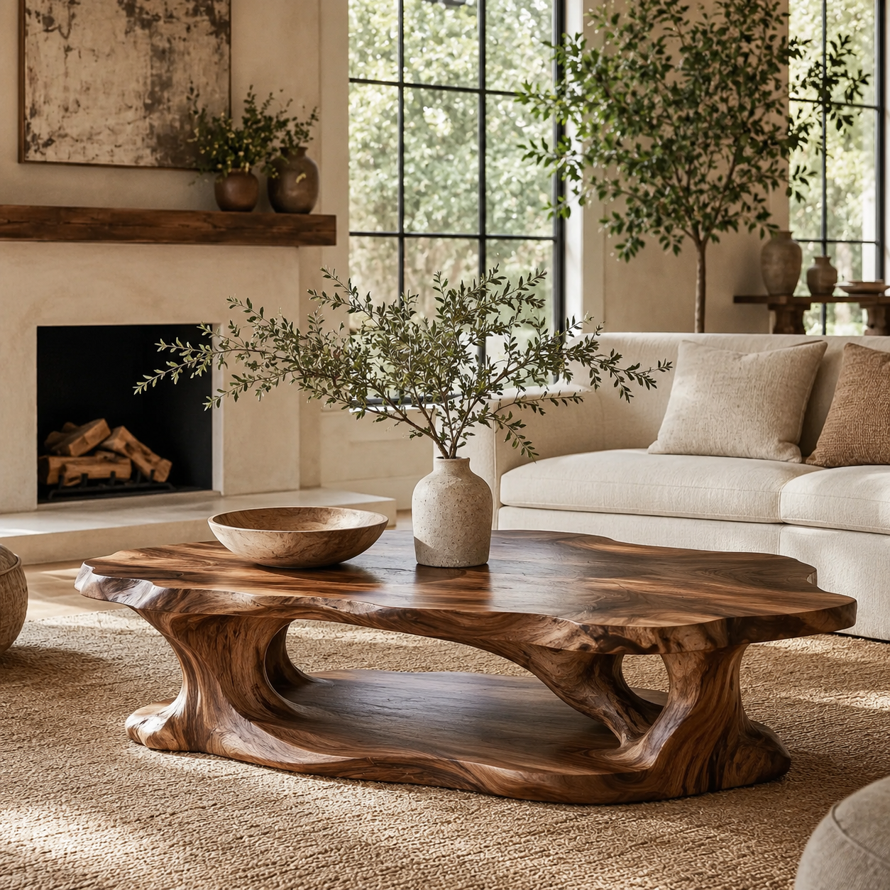 Liora Warm Walnut Coffee Table - Design 238 - main view