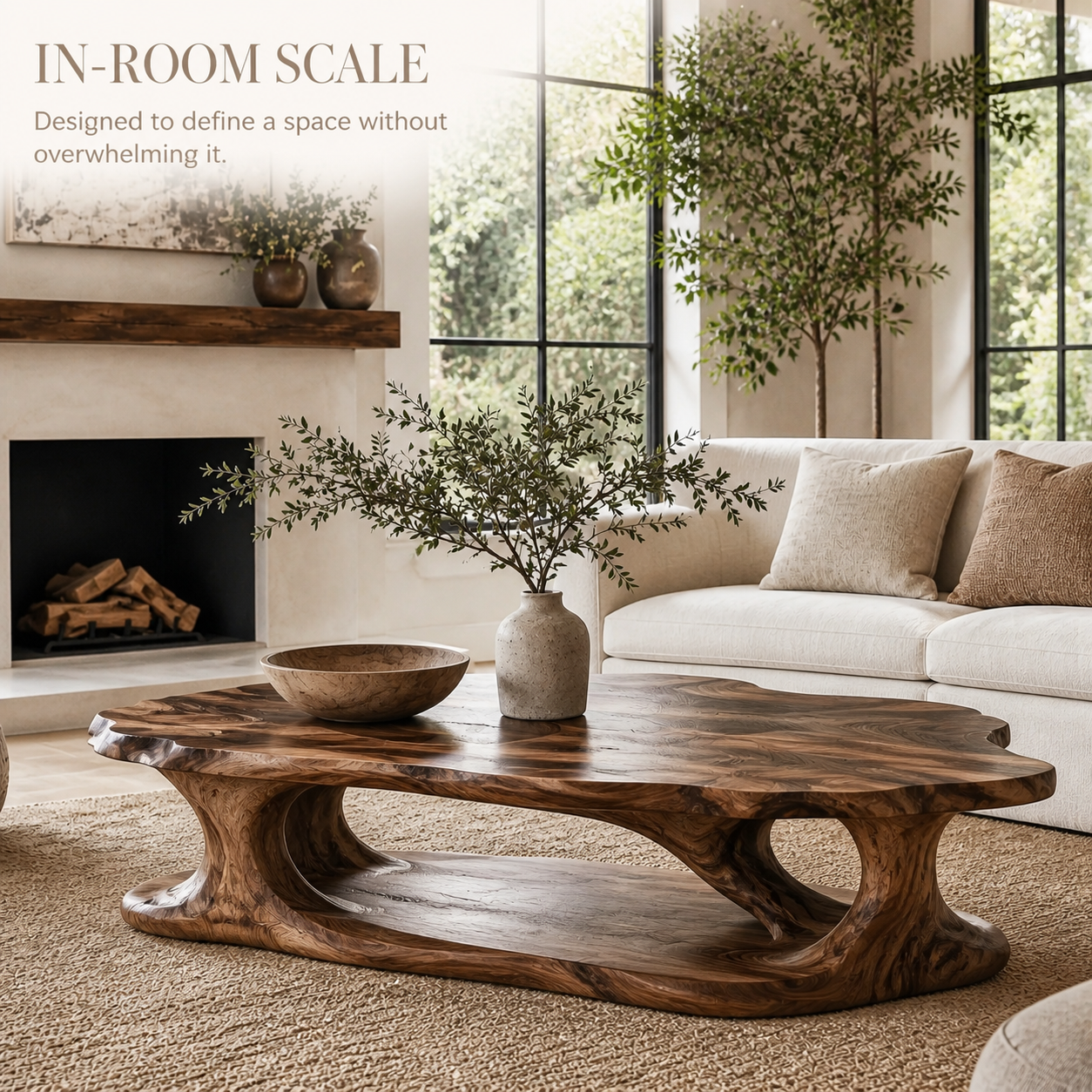 Liora Warm Walnut Coffee Table - Design 238 - product image 04