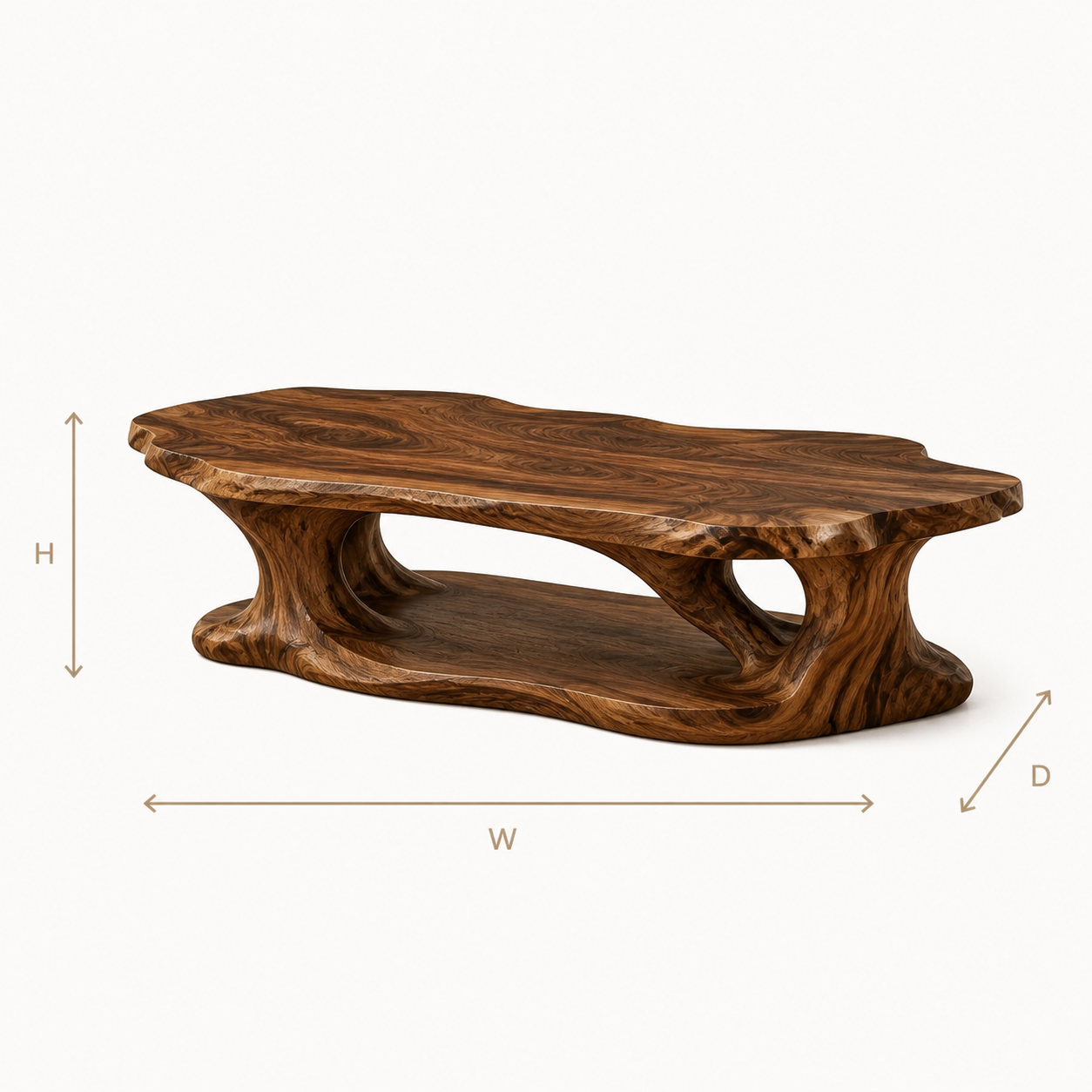 Liora Warm Walnut Coffee Table - Design 238 - product image 08